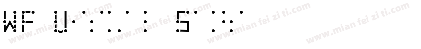 WF Visual Sans字体转换